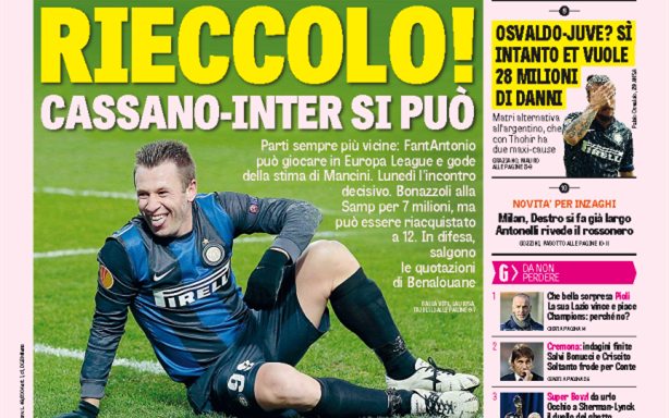 拉诺基亚：互换门将国米很可能赢德比；我不认为米兰能争冠（拉诺基亚：若互换门将，国米更可能赢德比；不看好米兰争冠）